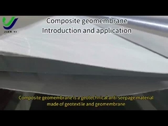 0.2 ~ 3mm Kalınlığı Vertikal anti-siperage taban tabakası için kompozit geomembran