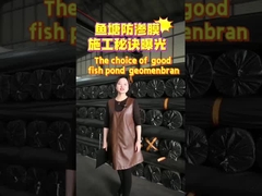 Balık havuzuna sızıntı önleyici HDPE jeomembran