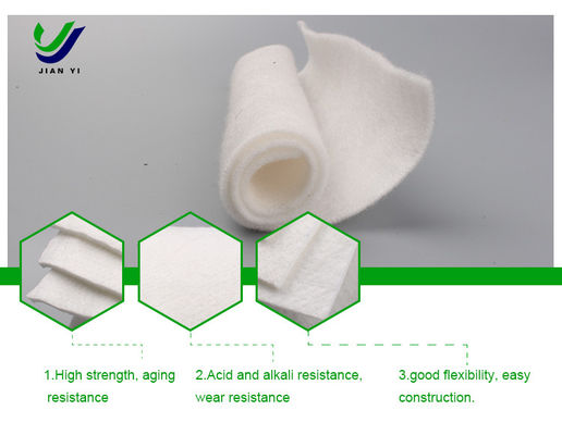 Kalite  Long Fiber Geofabric Roll For Beach Embankment And Harbor Pier Reinforcement Fabrika