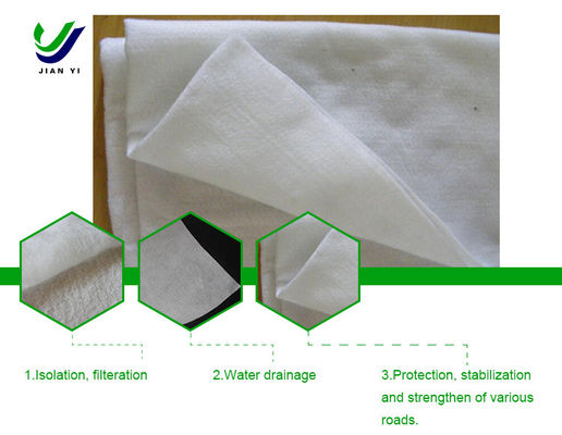 8-10kN/m Çözemeler Geotextile Filtre Kumaşı Yol Bakımı İçin