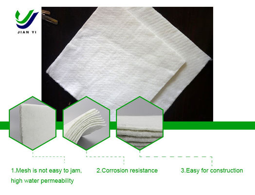 İnşaat ve su yetiştirimi için mükemmel anti-siper ve iyi germe gücü ile maliyetli Staple Fiber Geomembrane
