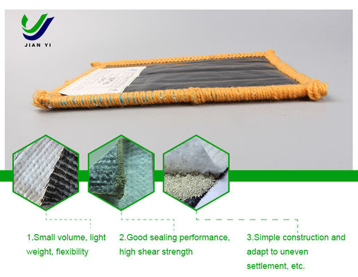 Sodyum Bentonit GCL Kil Liner Su geçirmez Jeo mühendislik ihtiyaçları için