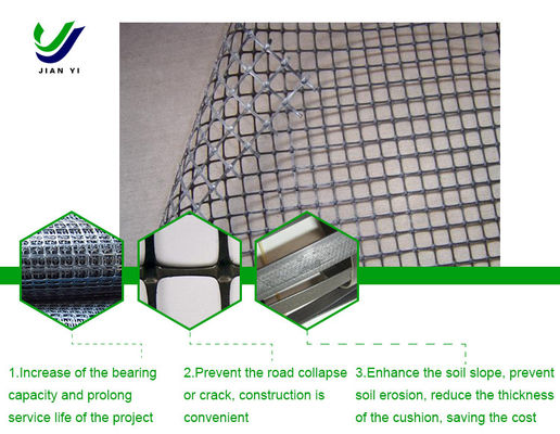 Yaşlanmaya Karşı Biyasal Plastik Geogrid Toprak Bahçeleri ve Yeşil Çevre için