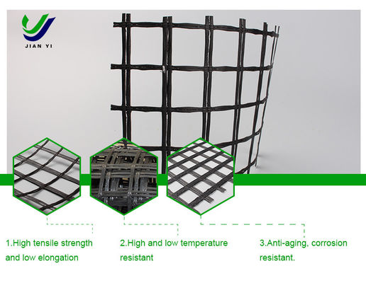 Yol ve Demiryolu Yol Yatakları Taşınması GeoGrid Alkali Serbest Cam Lifi