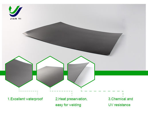 Etkili sızıntı kontrolü için dikişsiz HDPE Yumuşak Geomembran 1m-9m