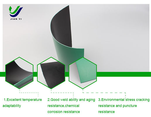 Sızıntıya Karşı HDPE Geomembran Yaprakları 0.3mm-3.0mm Madencilik İçin
