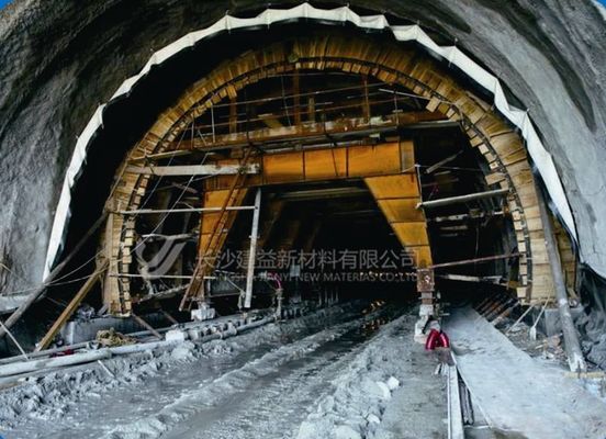 Tünel ve Yeraltı İnşaatı için HDPE Geomembrane Liner Su geçirmez Katmanı