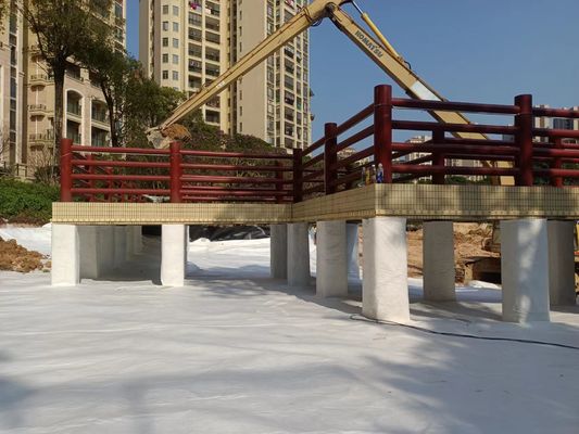 0.2 ~ 3mm Kalınlığı Vertikal anti-siperage taban tabakası için kompozit geomembran