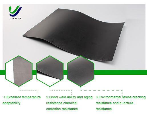 Tünel Anti-Seepage Projesi için Yüksek Nitelikli Polietilen HDPE Geomembrane