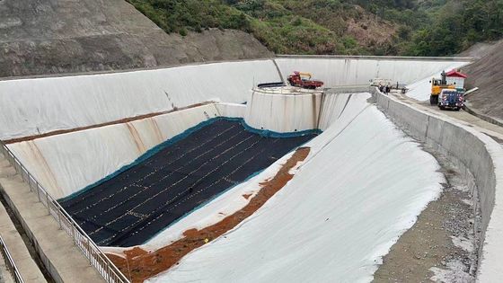 Heat-Resistant Polyester Non Woven Geotextile - 150℃ Heat Resistance, Excellent Acid and Alkali Resistance, High Strength & Tear Resistance for Road and Railway Construction