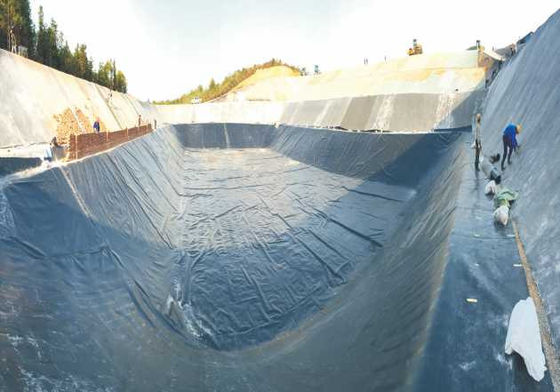Kalın ve dayanıklı HDPE Geomembran Altyapı Projeleri için nihai kaplama çözümü