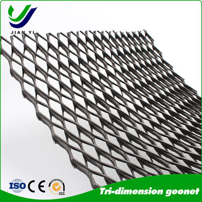 Optimal drenaj 3D kompozit drenaj ağ genişliği 2m-6m yüzey alt su yönetimi için çekim gücü ≥16kN/m