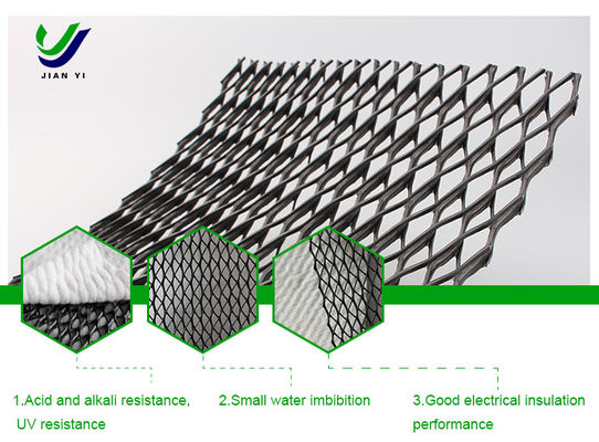 Optimal drenaj 3D kompozit drenaj ağ genişliği 2m-6m yüzey alt su yönetimi için çekim gücü ≥16kN/m