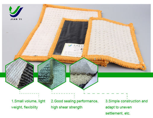 Sodyum Bentonit Jeosentetik Kil Liner Çevre Projeleri İçin Uzun Süren Su geçirmez Performansı