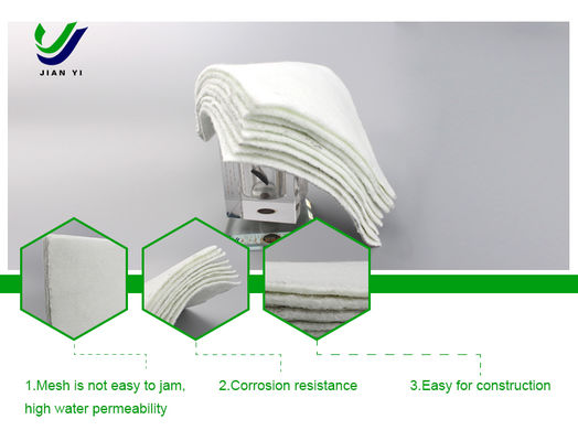 Yol inşaatı için mükemmel delik dayanıklılığı ve yüksek su geçirgenliği ile UV Dirençli PP Staple Fiber Jeotekstil