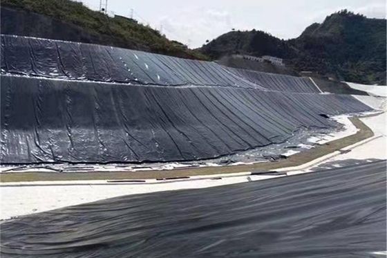 Yüksek yoğunluklu polietilen yumuşak HDPE Geomembran Su geçirmez bariyer