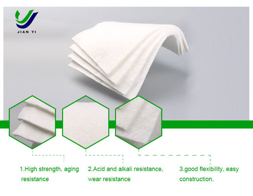 200g Needle Punched Staple Fiber Geotextile for Road Base Drainage and Civil Engineering